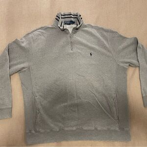 Polo Ralph Lauren Light Gray half zip pullover